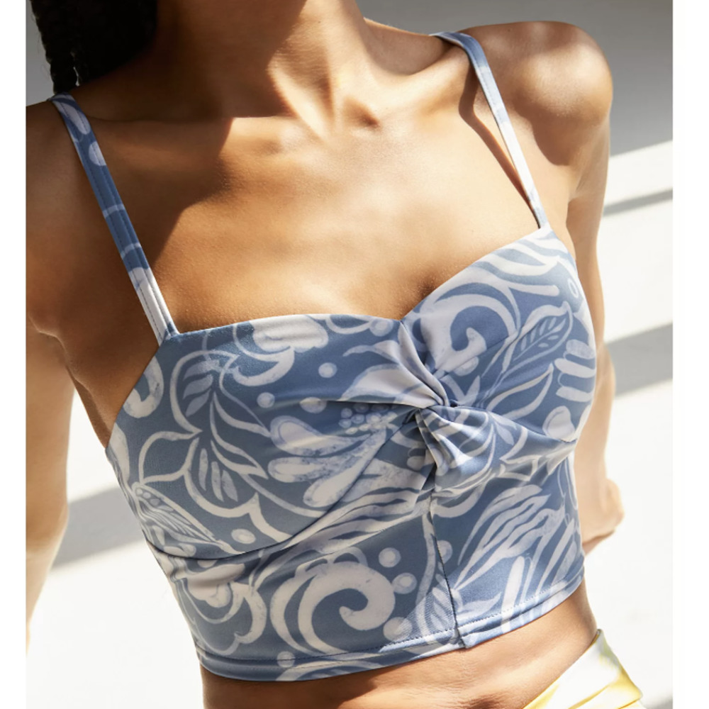 FP Movement Double Take Printed Crop Top Bra | SM | NEW! Free People - Picture 3 of 4